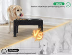 Pawz Elevated Pet Feeder 4 Height Adjustable Dog Stainless Steel Non-Slip Bowl