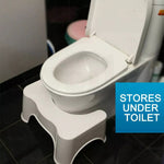 2pc Squatty Potty Sit & Squat Bathroom Toilet Step Stool Aid for Constipation