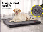 Pawz Pet Dog Calming Bed Memory Foam Foldable Mattress Orthopedic Washable Grey