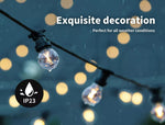 Emitto 20M Festoon String Lights Kits Christmas Wedding Party Indoor/Outdoor