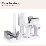 Pawz Pet Grooming Kit Vacuum 7 In1 Dog Cat Hair Dryer Remover Clipper Brushes