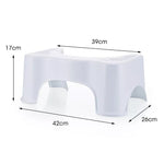 2x Potty Stool Sit Squat Toilet Step Stool Bathroom Eco Aid Constipation Relief