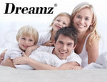 Dreamz Mattress Protector Topper GRS Recycled Polyester Fitted Cover Queen King