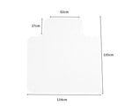 Marlow Chair Mat Carpet Floor Office Home Computer Vinyl PVC Plastic 135x114cm