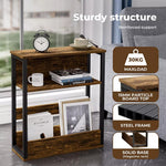 Levede Narrow Coffee End Table Sofa Over Bedside Table Laptop Shelf Desk
