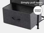 Levede Storage Cabinet Tower Chest of Drawers Dresser Tallboy 3 Drawer Bedside