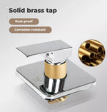 Dutxa Brass Shower Mixer Tap Cold Hot Bathroom Laundry Faucet Valve Chromed