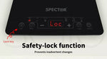 Spector Electric Induction Cooktop Portable Ceramic Kitchen Cooker Touch 2000W