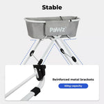 Pawz Pet Grooming Bath Tub Elevated Dog Shower Basin Foldable Adjustable Height