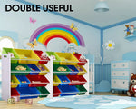 Levede Kids Toy Box Bookshelf Organiser Display Shelf Storage Rack Drawer Bins