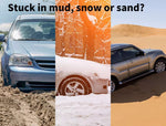 Manan 2x 4WD Recovery Tracks Boards Car Recovery Kits Tools Sand Snow Grass 10T