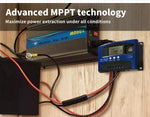 30/40/50/100A Solar Charge Controller MPPT 12V 24V Regulator Auto Dual USB