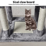 Pawz 130cm Cat Tree Toy Scratching Post Board Scratcher Tower Condo Wooden House