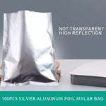 Food Vacuum Sealer Bags Reuseable Pouch Foil Aluminum Storage Bag Heat Seal100PC