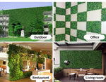 Marlow Artificial Hedge Grass Boxwood Garden Green Wall Mat Fence Outdoor x 10