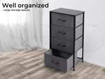 Levede Storage Cabinet Tower Chest of Drawers Dresser Tallboy 4 Drawer Bedside