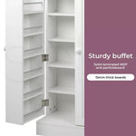 Levede Buffet Sideboard Cabinet – Storage with Adjustable Shelf & Cupboard Doors