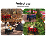 Lambu Camping Trolley Cart Foldable Picnic Wagon Utility Outdoor Garden Trailer