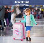 Bopeep Kids Luggage Set 16''13'' 2PCS Travel Suitcase Child Bag Backpack Unicorn