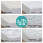 Dreamz Mattress Protector Topper Waterproof Fitted Cover Queen King All Size