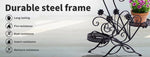 Levede Plant Stand Outdoor Indoor Metal Flower Pots Rack Corner Planter Shelf