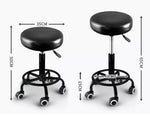 Levede Salon Stool Swivel Bar Stools Chairs Barber Hydraulic Lift Hairdressing