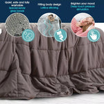 Dreamz Weighted Blanket Heavy Gravity Adults Sleeping Deep Relax Kids Adult 9KG
