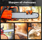 Traderight Portable Chainsaw Sharpener Jigs With 5 Grinding Head Tool Chain Saw