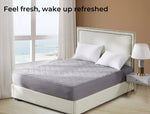 Dreamz Mattress Protector 3D Pillowtop Topper Bamboo Charcoal Waterproof Queen