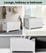 Levede Kids Toy Box Storage Chest Cabinet Container Clothes Organiser White