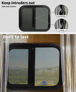 Manan Caravan Sliding Window Motorhome Float Horse RV UTE Camper 600mmx500mm