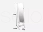 Levede Mirror Jewellery Cabinet Makeup Storage Jewelry Organiser Box Standing