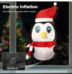 Santaco Christmas Inflatable Lighted Xmas Window Decorations 0.9M Penguin Lights