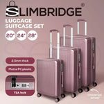 Slimbridge Luggage Suitcase Trolley Set Travel TSA 3pc 20