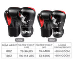 Centra Boxing Gloves MMA Training Fight Punch Bag Sparring Kickboxing 8OZ 12OZ