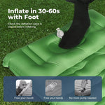 Mountview Self Inflating Mattress Sleeping Pad Camping Air Bed Mat Pillow Single