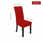 Dining Chair Covers Slipcover Stretch Living Room Seat Cover Elastic Washable