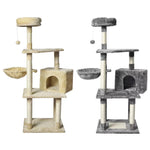 Pawz 130cm Cat Tree Toy Scratching Post Board Scratcher Tower Condo Wooden House