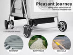 Pawz Large Pet Stroller Dog Cat Carrier Travel Pushchair Foldable Pram 4 Wheels