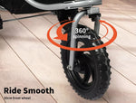 Pawz Pet Stroller Pram Dog Carrier Trailer Strollers 3 Wheels Foldable Large