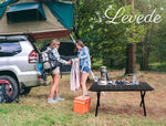 Levede Folding Camping Table Portable Picnic Desk Garden BBQ Outdoor Storage Bag