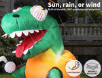 Emitto Halloween Inflatables LED Lights Dinosaur 1.8M Party Outdoor Yard Decor