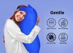 Dreamz Silk Pillow Case 100% Mulberry Slip Eye Mask Set Both Sided 25 Royal Blue