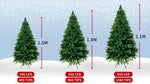 Santaco Christmas Tree Xmas Home Decorations Ornaments LED Light Green Decor