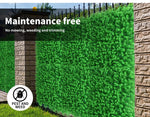 Marlow Artificial Hedge Grass Boxwood Garden Green Wall Mat Fence Outdoor x10