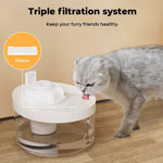 Pawz Automatic Sensor Pet Water Fountain Dog Cat Drinking Dispenser Filters 2.2L