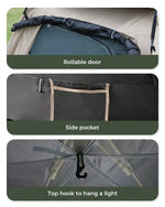 Mountview Instant Pop up Tent Automatic Camping Tarp Canopy 5-8 Person Family