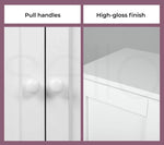 Levede Buffet Sideboard Cabinet – Storage with Adjustable Shelf & Cupboard Doors