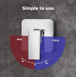 Dutxa Brass Shower Mixer Tap Cold Hot Bathroom Laundry Faucet Valve Chromed