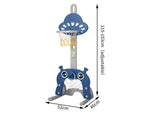 Bopeep Kids Basketball Hoop Set Stand Sports Gift Toys 5-in-1 Adjustable Height